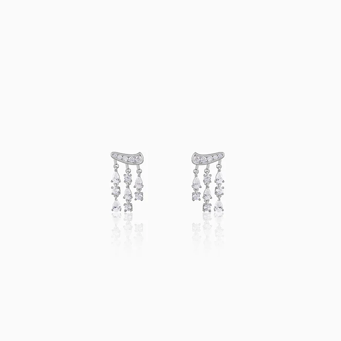 Silver Midnight City Earrings - Image 3