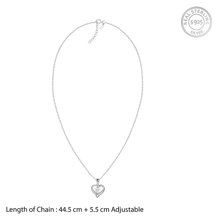 Silver Miley Pearl Pendant With Link Chain - Image 5