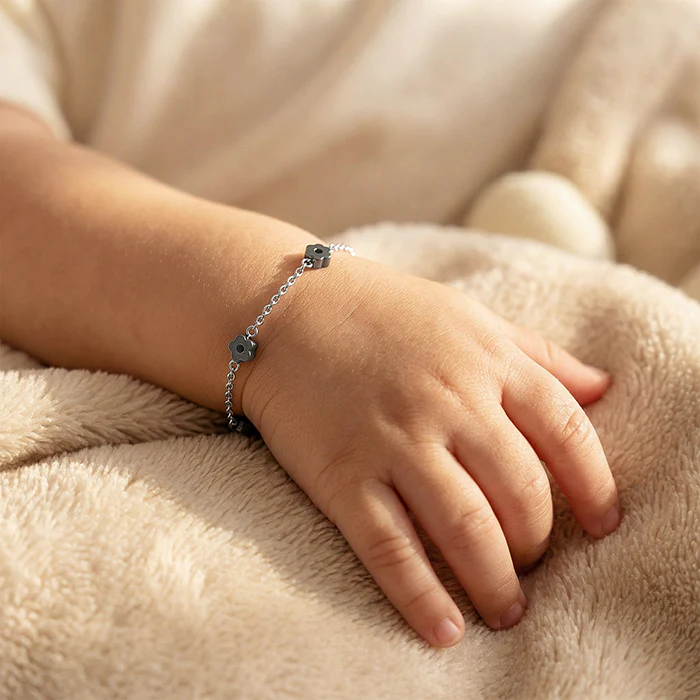 Silver Mini Meadow Kids Bracelet (0 - 2 Years) - Image 3