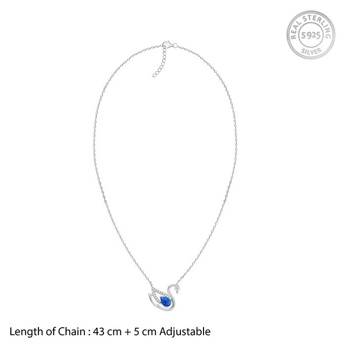 Silver Moonlit Drift Necklace - Image 6