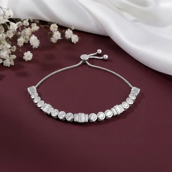 Silver Morse Code Bracelet - Image 2