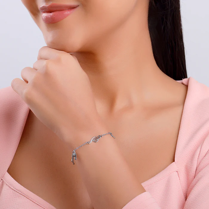 Silver Music Lover Bracelet - Image 3
