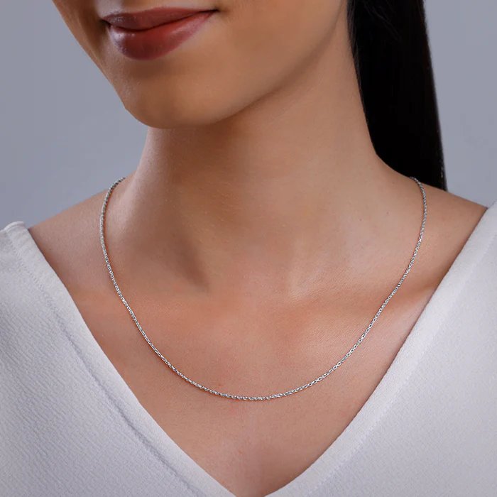 Silver Mystic Moonbeam Link Chain - Image 2