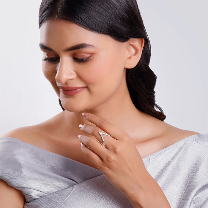 Silver Nargis Vanki Ring - Image 3