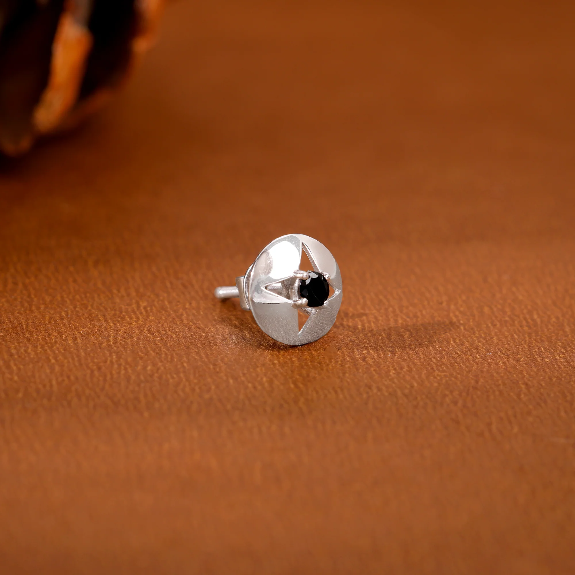 Silver Nightfall Star Stud For Him - Image 3