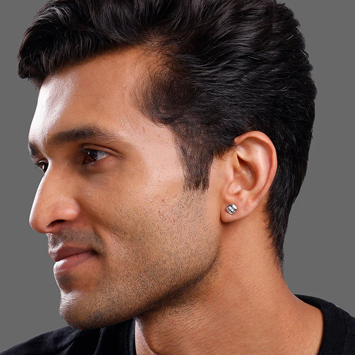 Silver Nightline Stud For Him - Image 4