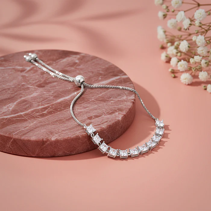 Silver Noir Glow Bracelet - Image 2