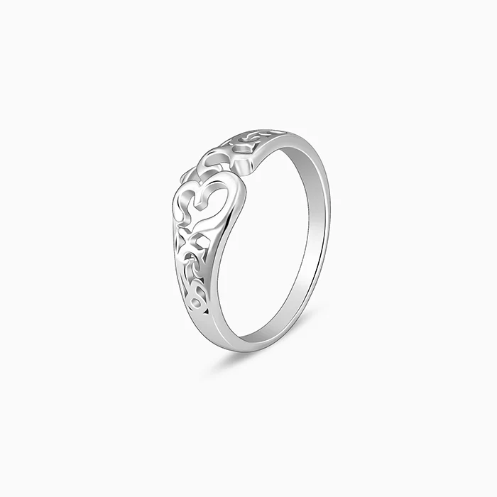 Silver Om Aura Ring For Him - Image 4