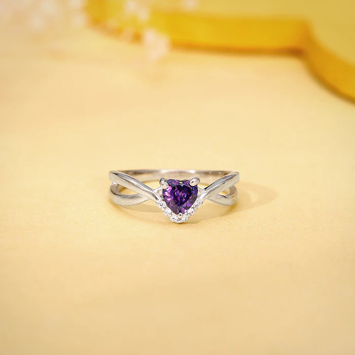 Silver Perennial Love Ring - Image 2