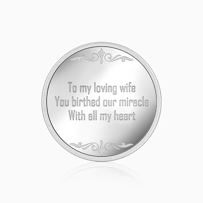 Silver Personalised Always You Coin - 30g - Image 3