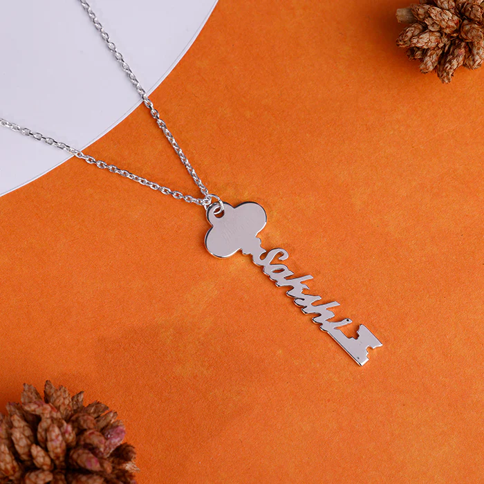 Silver Personalised Key Pendant - Image 2