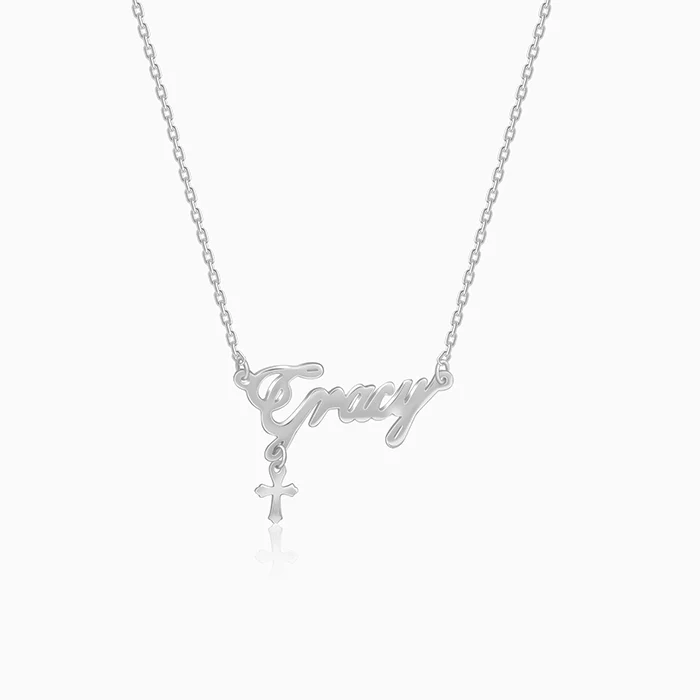 Silver Personalised Eternal Necklace - Image 10