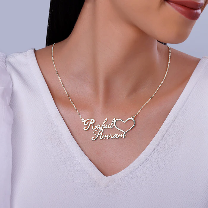 Silver Personalised Precious Sweetheart Pendant - Image 4