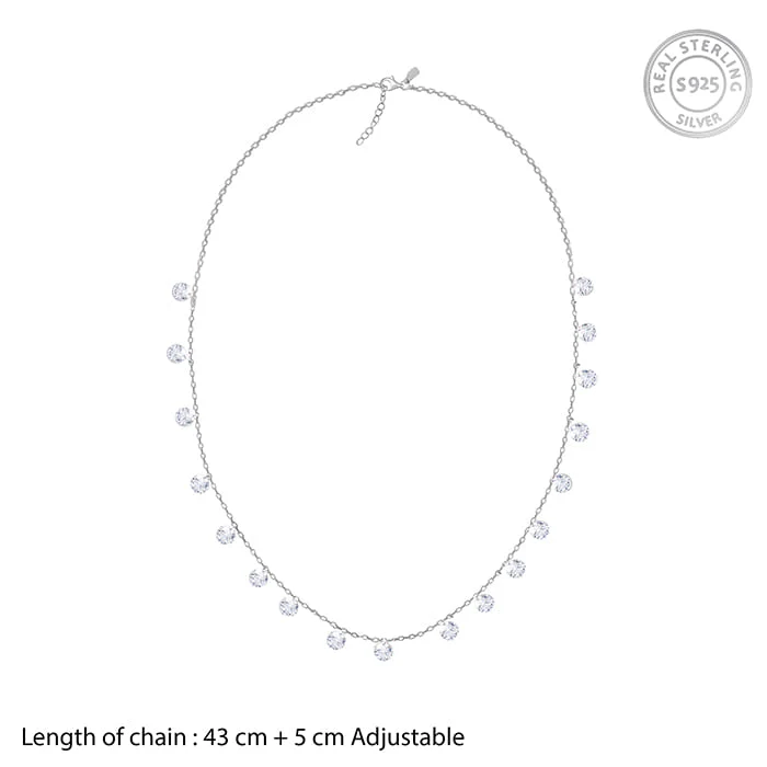 Anushka Sharma Silver Queens Necklace - Image 8