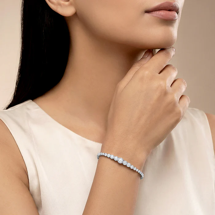 Silver Radiant Line Bracelet - Image 3