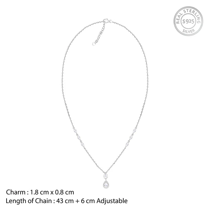 Silver Regal Radiance Necklace - Image 4