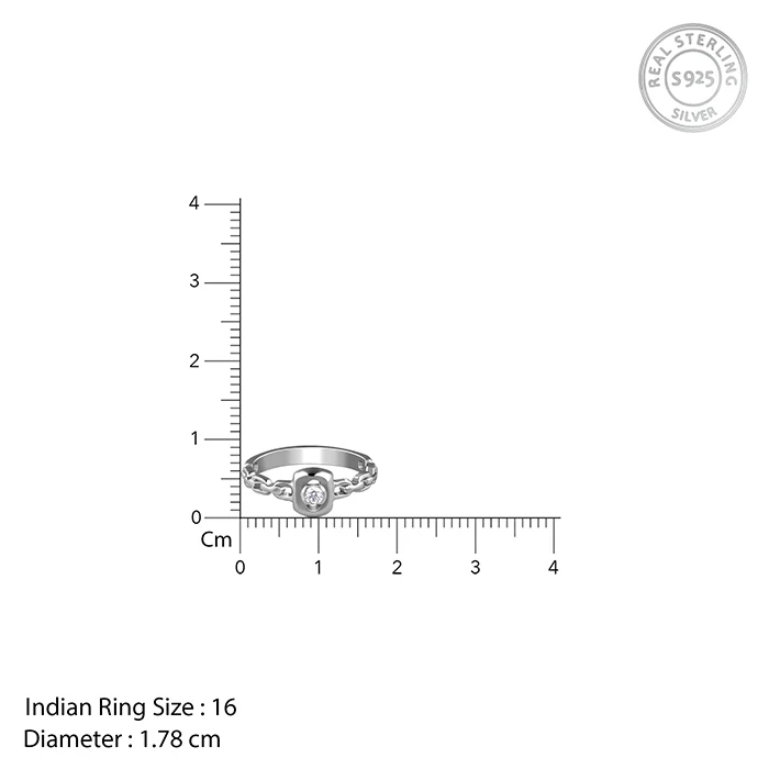 Silver Ridgeline Ring For Him - Image 4