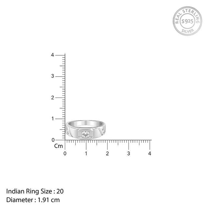 Silver Rockstar Ring For Him - Image 6