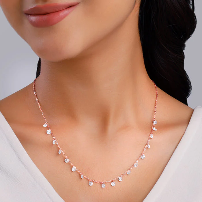 Rose Gold Queens Necklace - Image 3