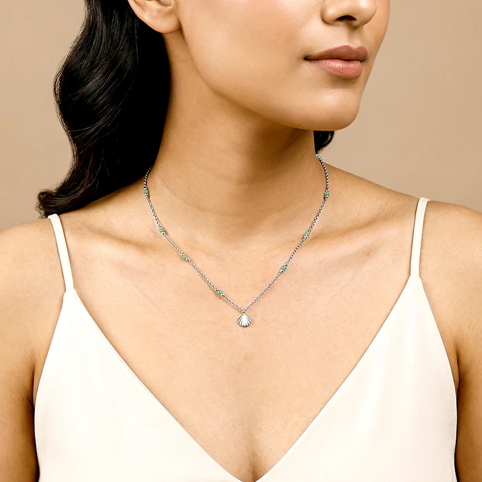 Silver Sage Shore Necklace - Image 3
