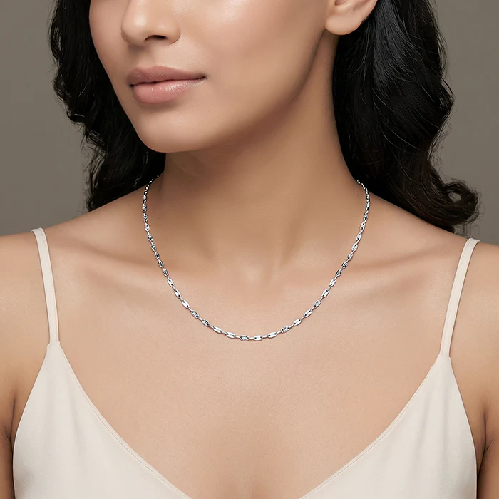 Silver Sequin Chain - Image 3
