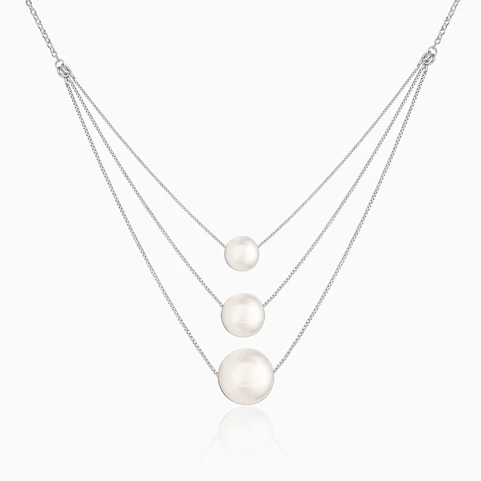 Silver Serene Pearl Set - Image 2