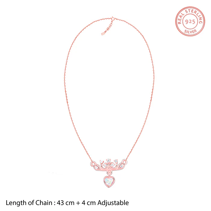 Rose Gold She The Achiever Pendant With Link Chain - Image 6