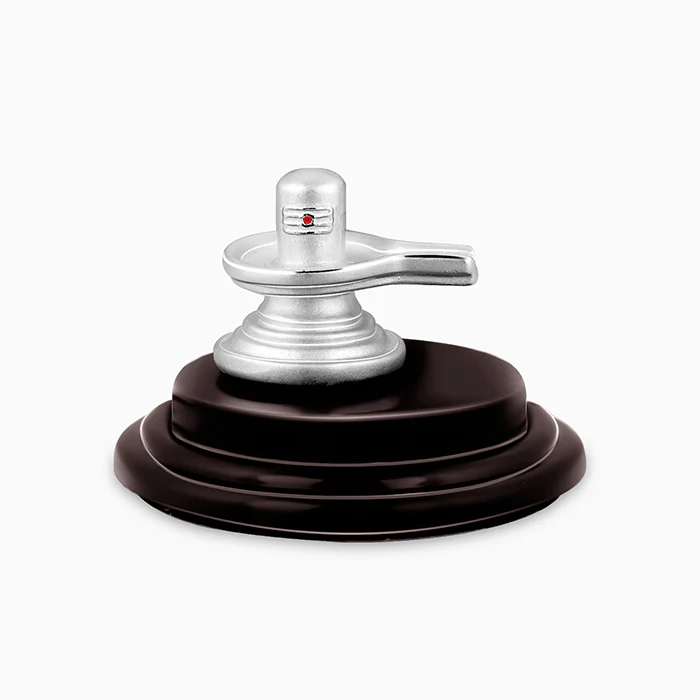 Silver Shiv Lingam Idol - Image 2