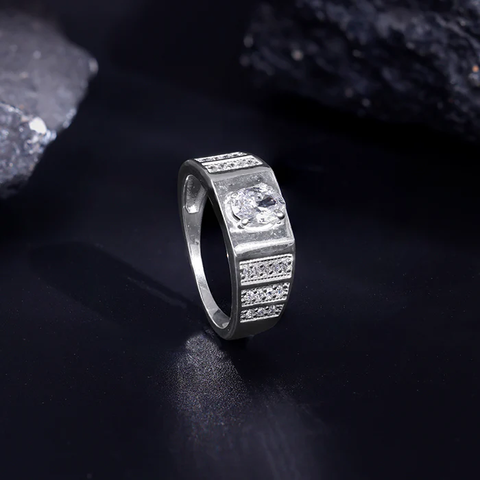 Silver Signet Ring For Him - Image 2