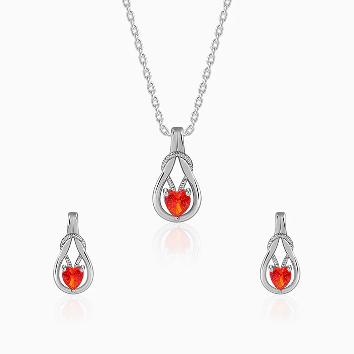 Silver Silent Vows Set