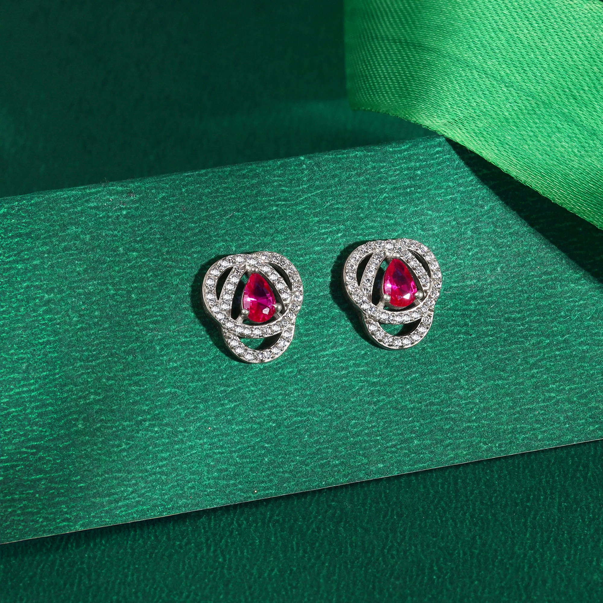 Silver Sophia Studs - Image 2