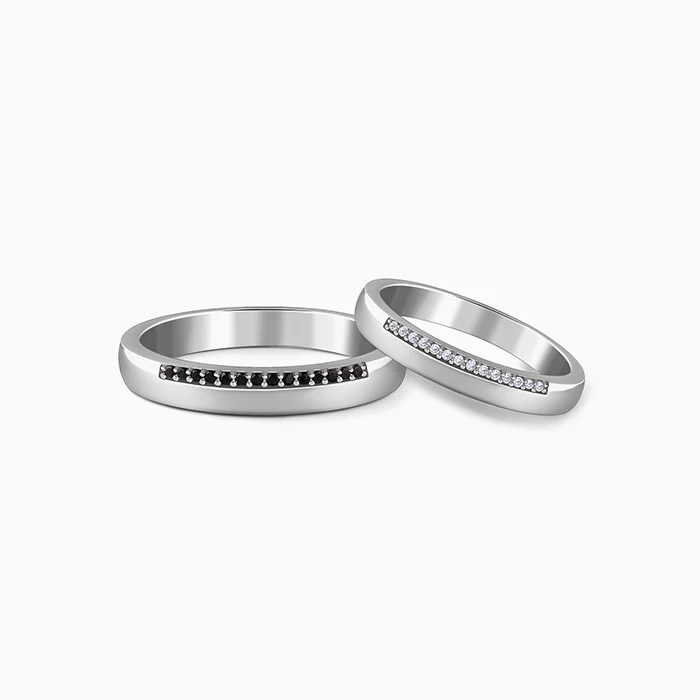Silver Soulbound Couple Band
