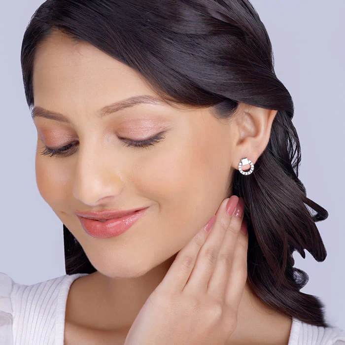 Silver Special Orb Earrings - Image 3