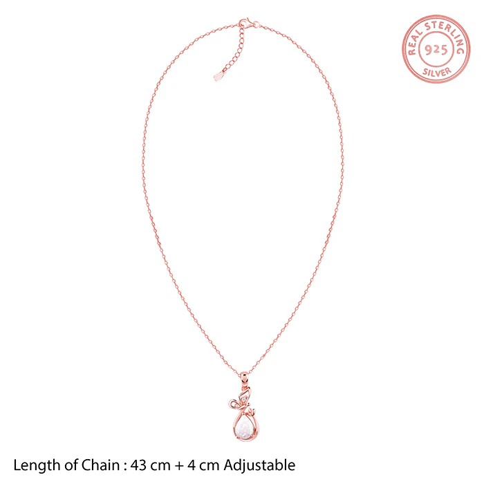 Rose Gold Starlight Spark Necklace - Image 6