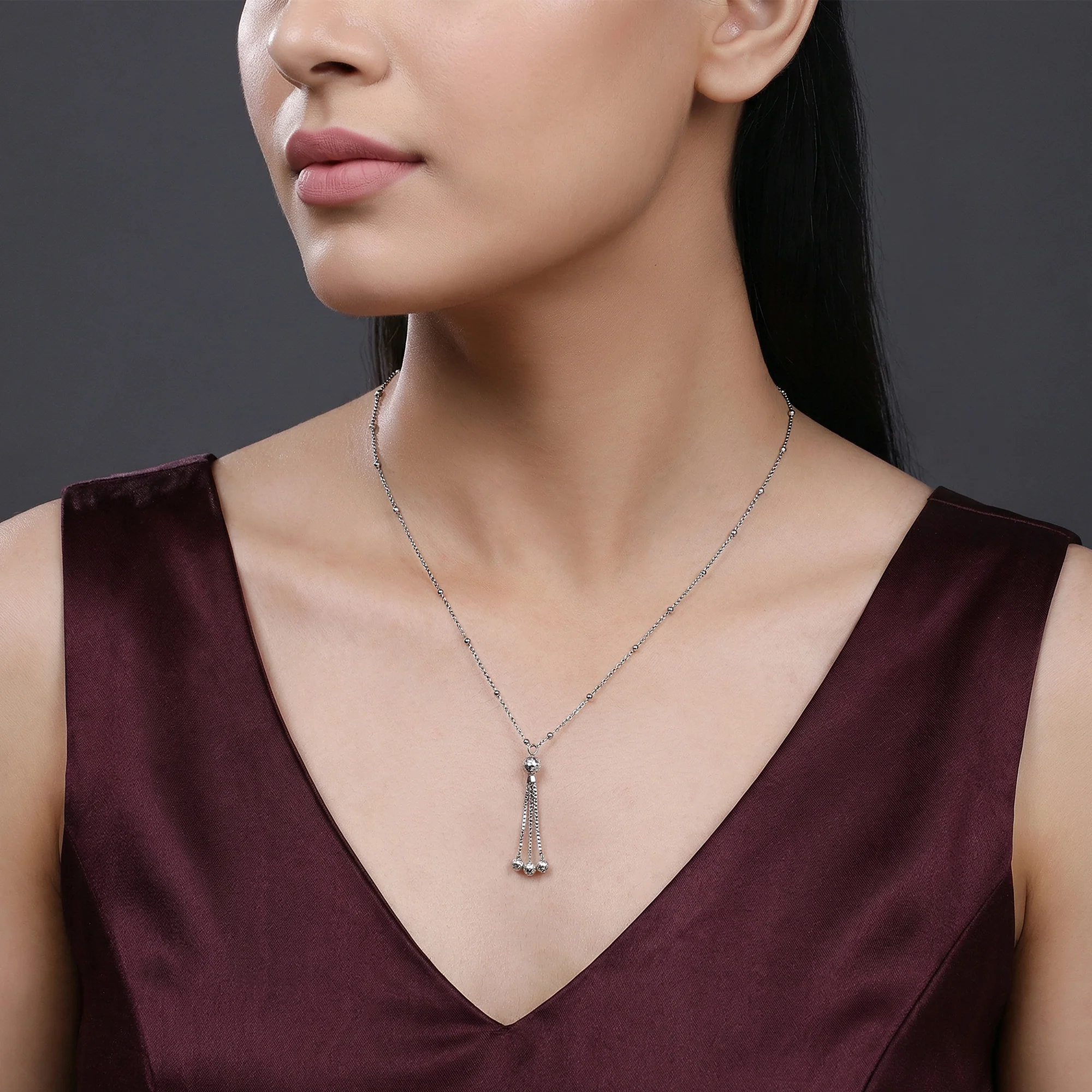 Silver Stay With Me Necklace - Image 2