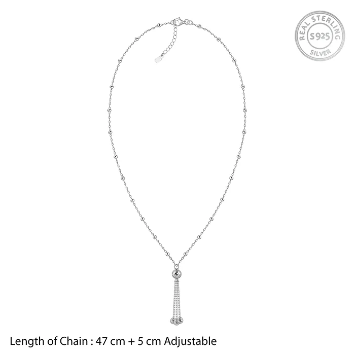 Silver Stay With Me Necklace - Image 4