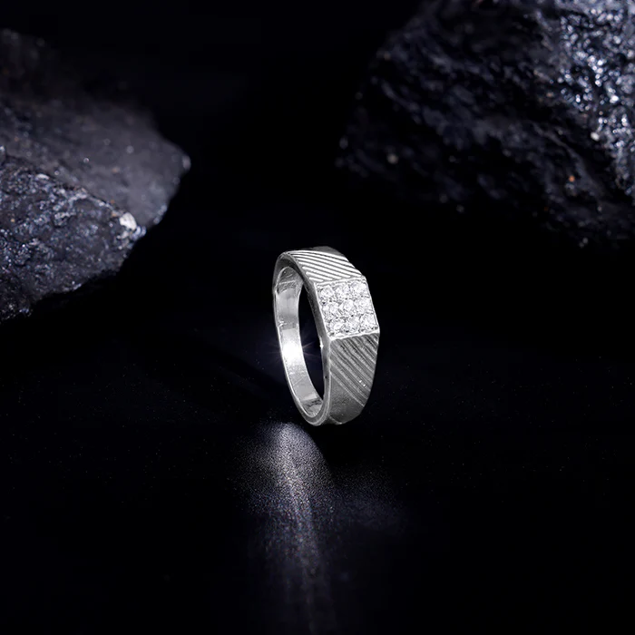 Silver Steezy Ring For Him - Image 2