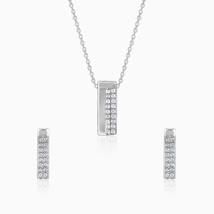 Silver Stellar Bar Set