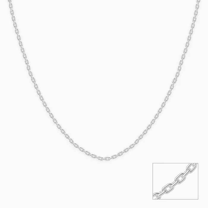 Silver Subtle Link Chain For Him - Image 2
