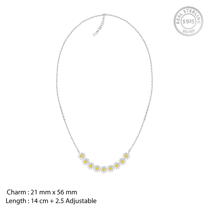 Silver Like Daffodils Necklace - Image 3