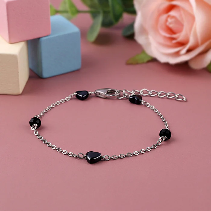 Silver Sweet Beads Kids Bracelet (2 - 8 Years) - Image 2