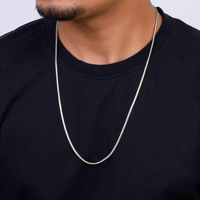 Silver Threaded Thrills Chain for Him - Image 2