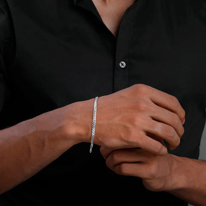 Silver Trooper Bracelet For Him - Image 3