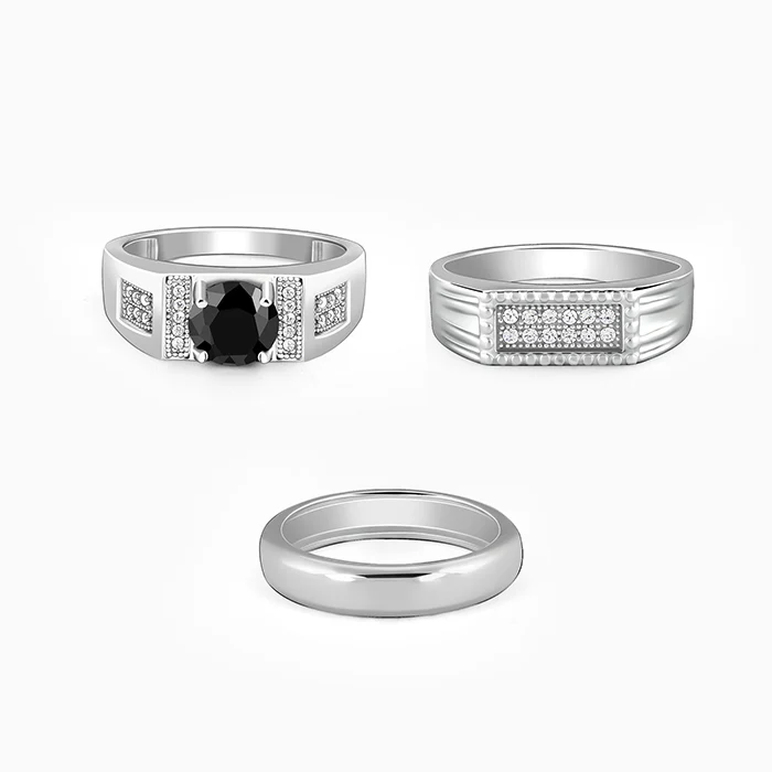 Silver True Charmer Set For Him - Image 5