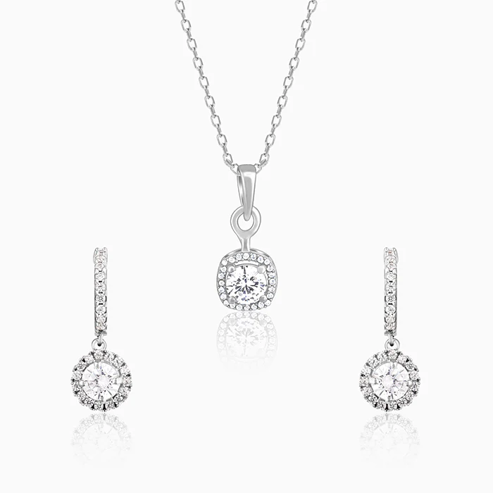 Silver Twilight Solitaire Set