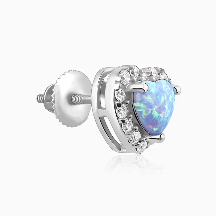 Silver Twinkle In Her Eye Studs - Image 4
