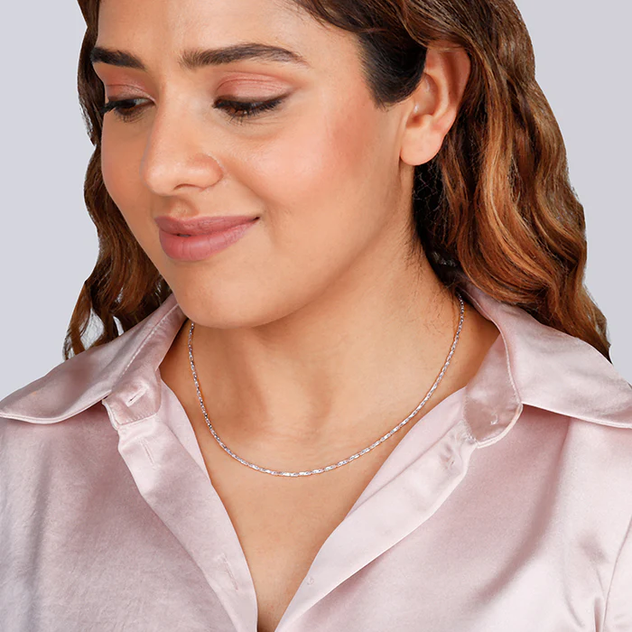 Silver Twisted Treasure Chain for Her - Image 3
