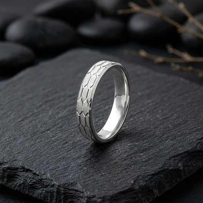 Silver Urban Band For Him - Image 2