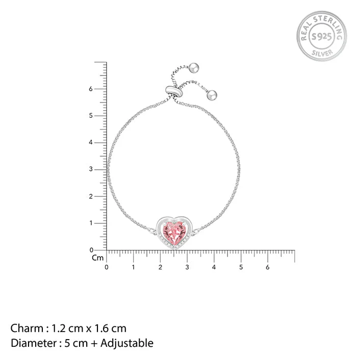 Silver Valentine Bracelet - Image 4
