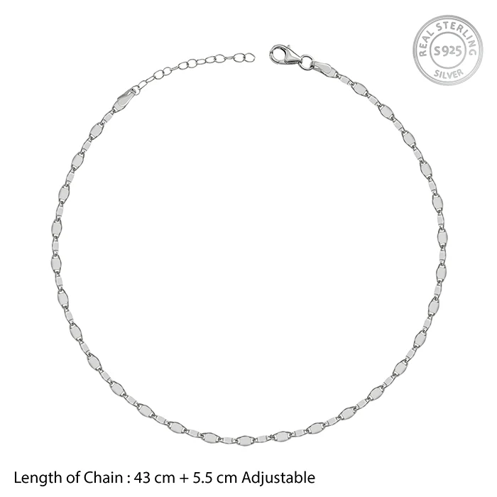 Silver Valentino Sparkle Chain - Image 5